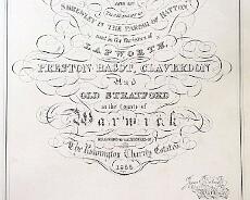 DSC01815 Rowington Estates Charity property book, detailing the charity's property portfolio in 1855